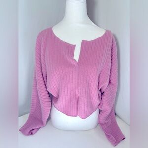 free people crop sweater